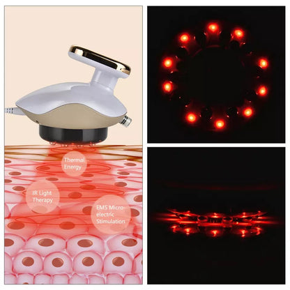 IR Trerapy, Thermal Energy, EMS Micro Electric Stimulation of Cupping Therapy Massager 