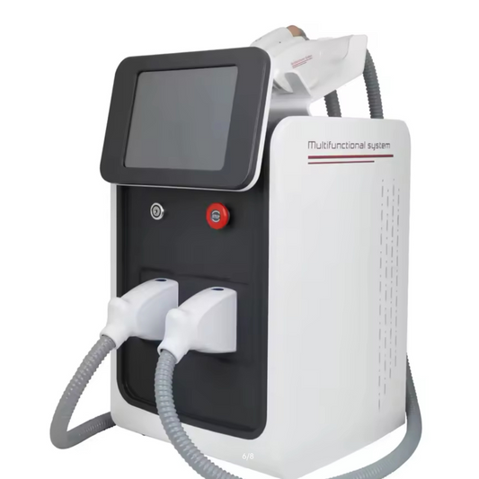 Multi-Functional Laser Machine for Hair Removal + Tattoo Removal + Skin Rejuvenation